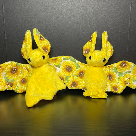 Sunflower bat - small - Made to order (please read description)