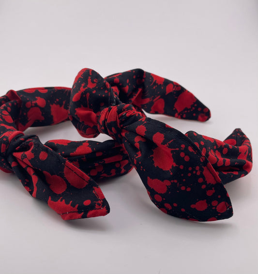 Blood splatter headband