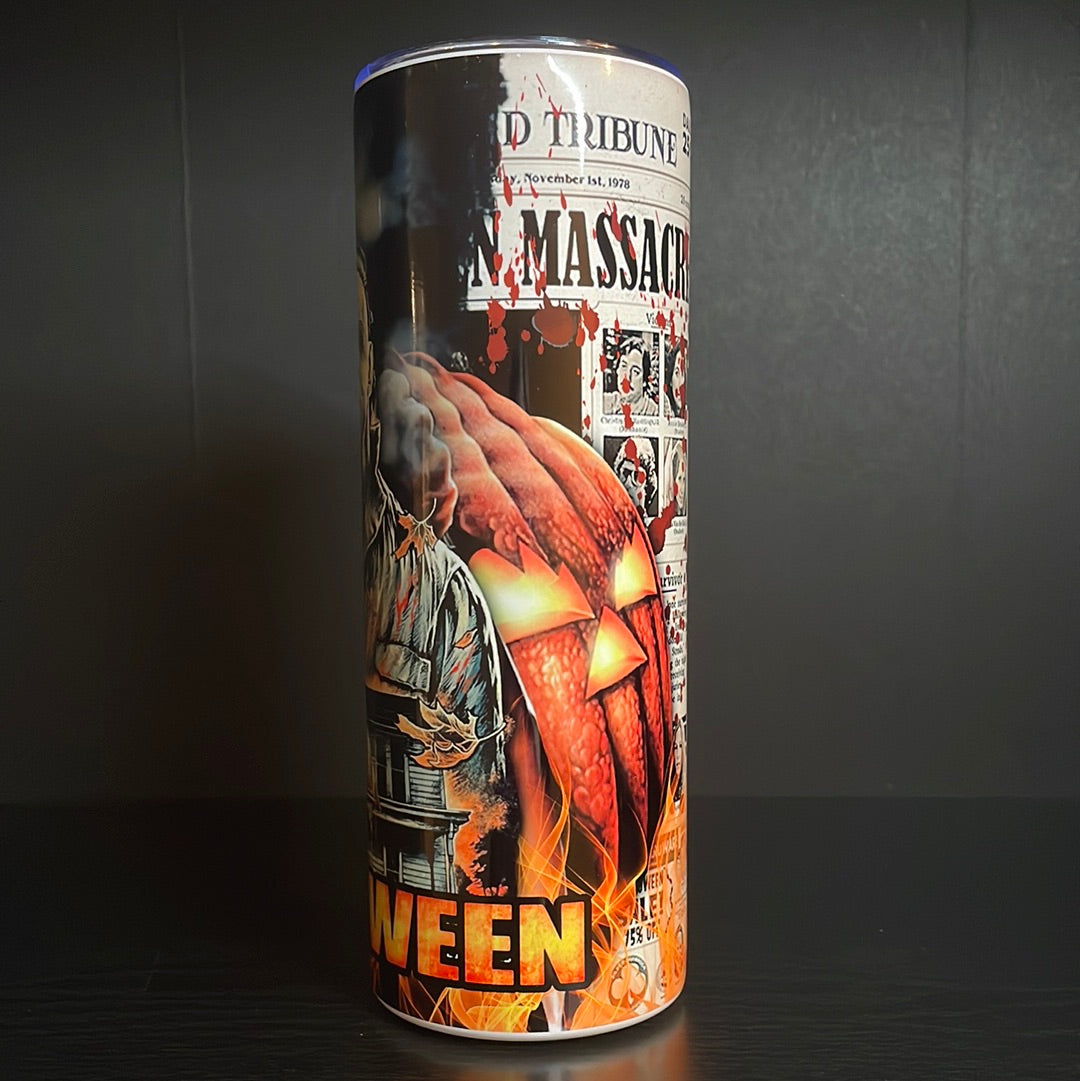 Masked slasher 20oz tumbler