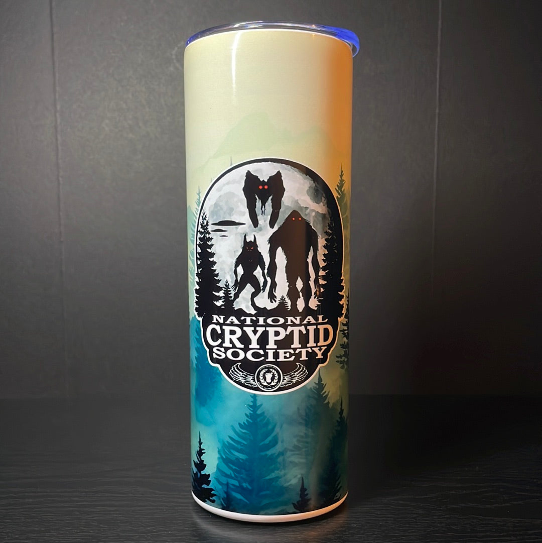 Cryptid society 20oz tumbler