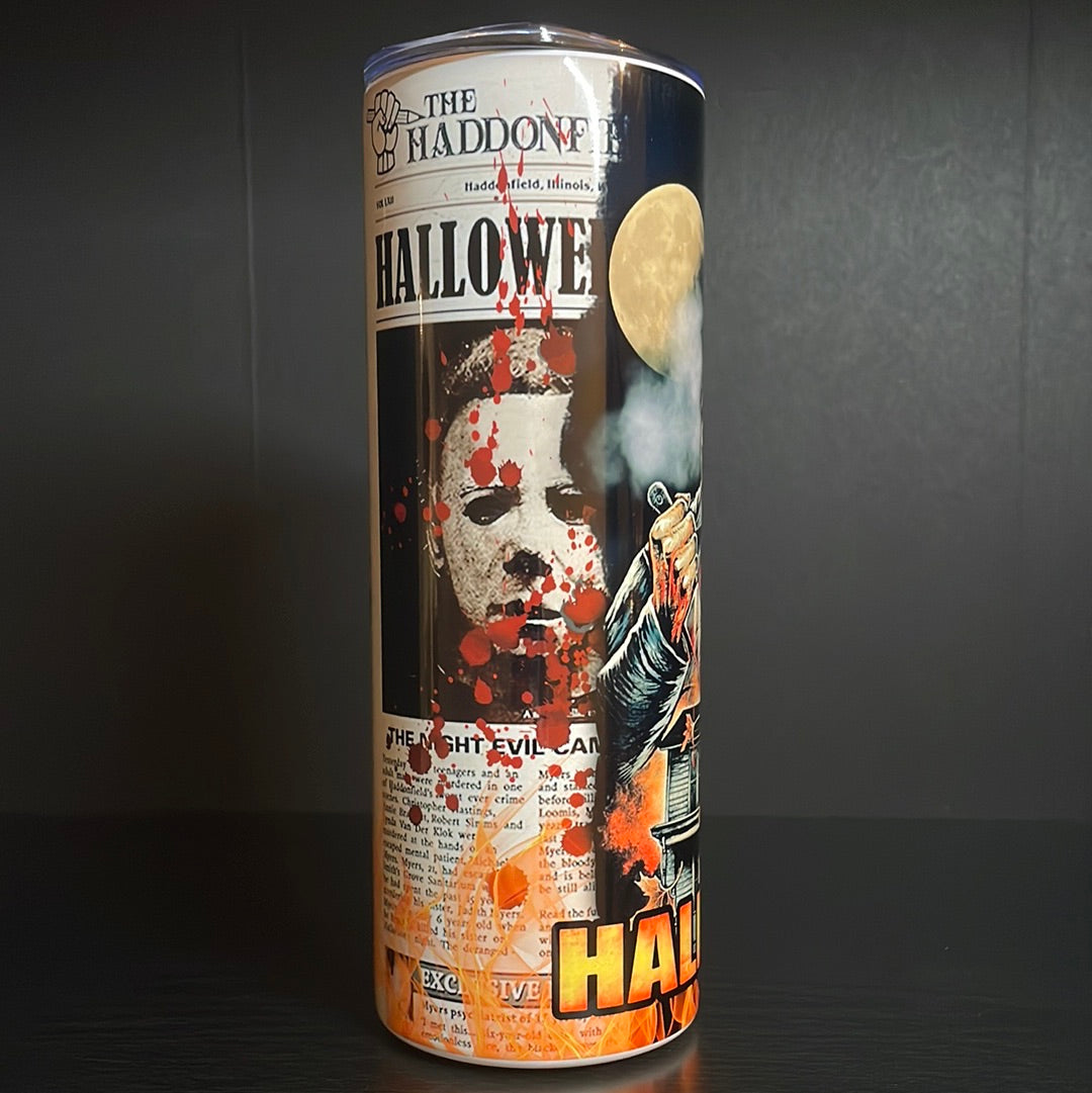 Masked slasher 20oz tumbler