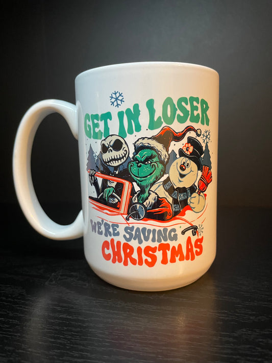 Saving Christmas 15oz mug