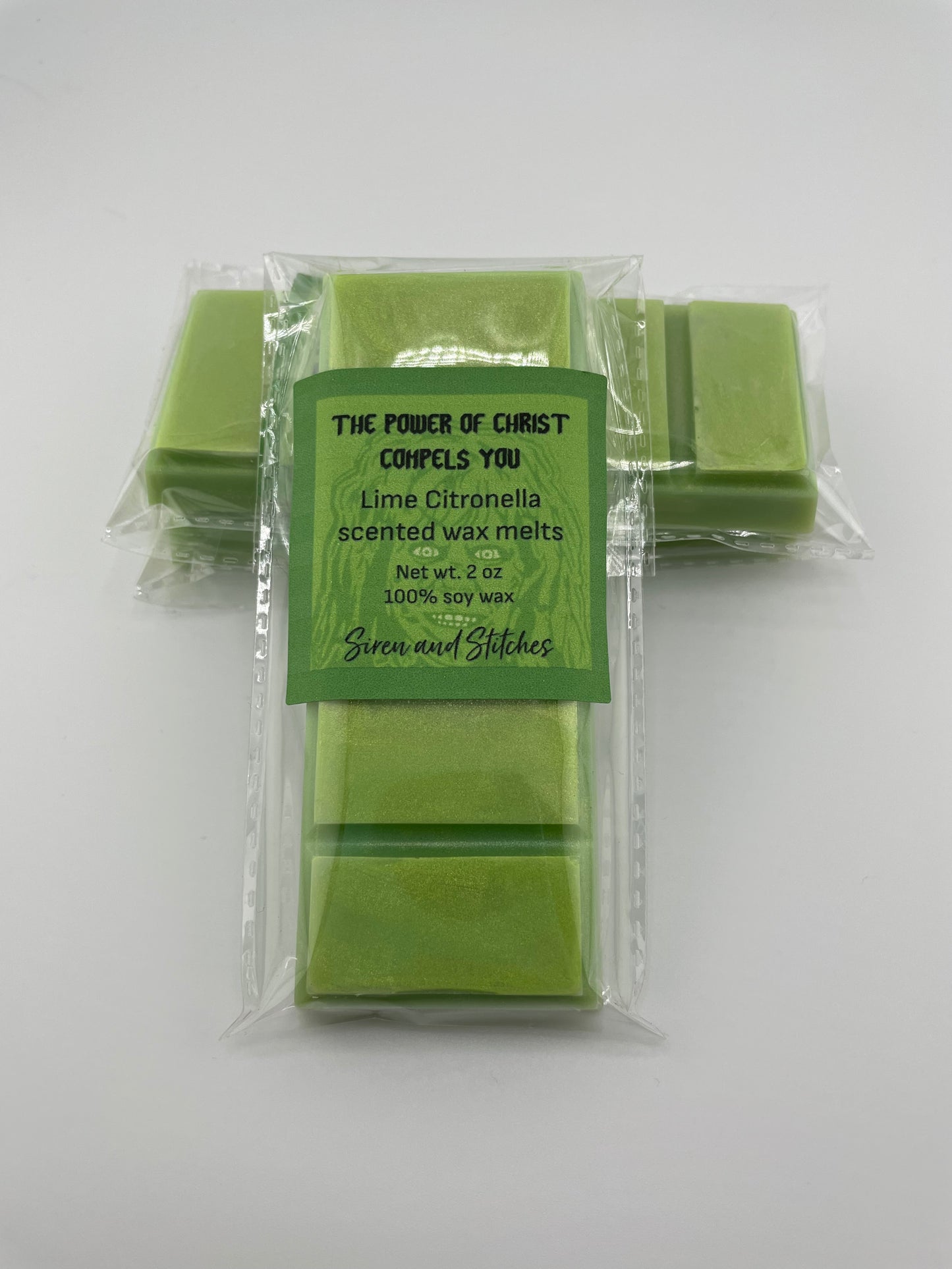 The power of Christ compels you wax melts - Like Citronella scent