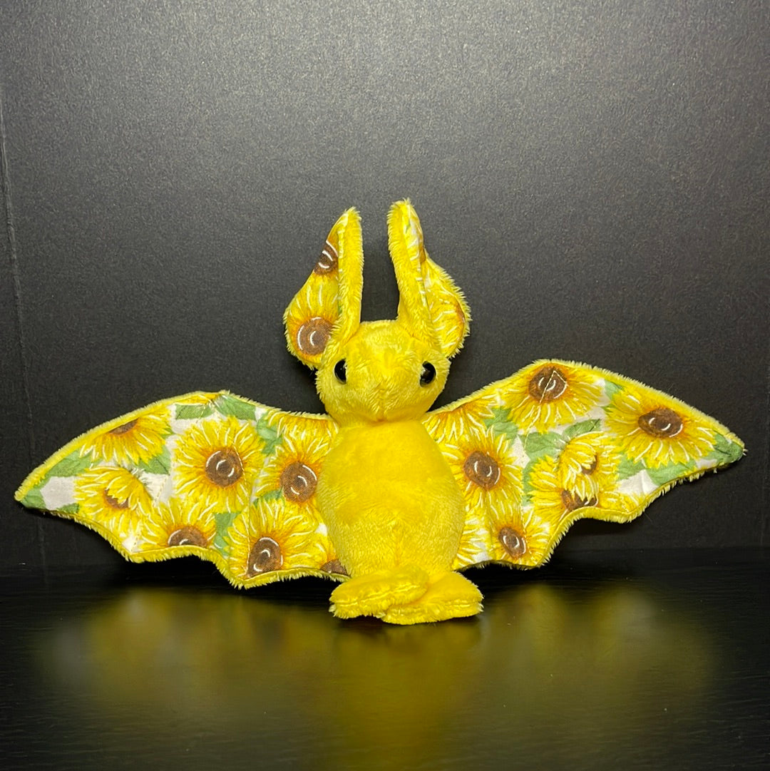 Sunflower bat - small - Made to order (please read description)