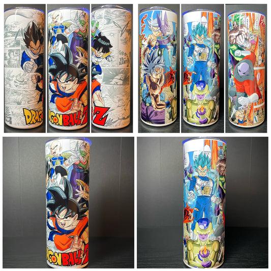 Saiyan power 20oz tumbler (2 design options!)