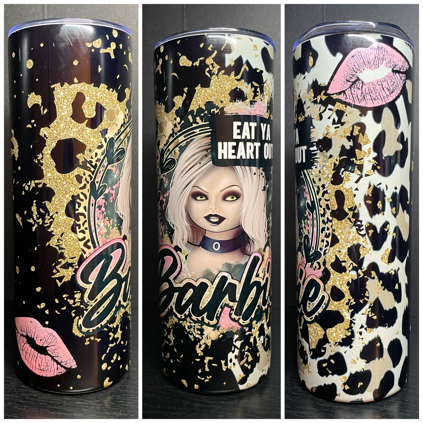 Eat ya heart out Barbie killer doll 20oz tumbler