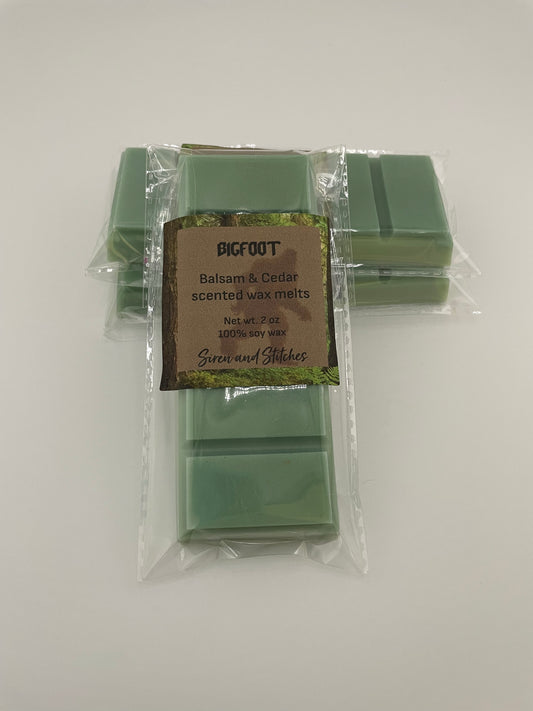 Bigfoot wax melt - Balsam and cedar scent