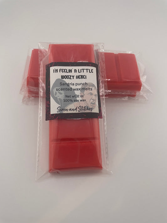 I’m feeling a little woozy here wax melts - sangria punch scent