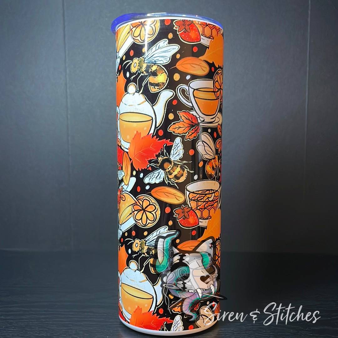 Autumn Bees & Teas 20oz tumbler