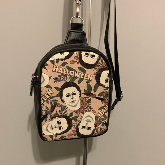 Halloween floral crossbody bag