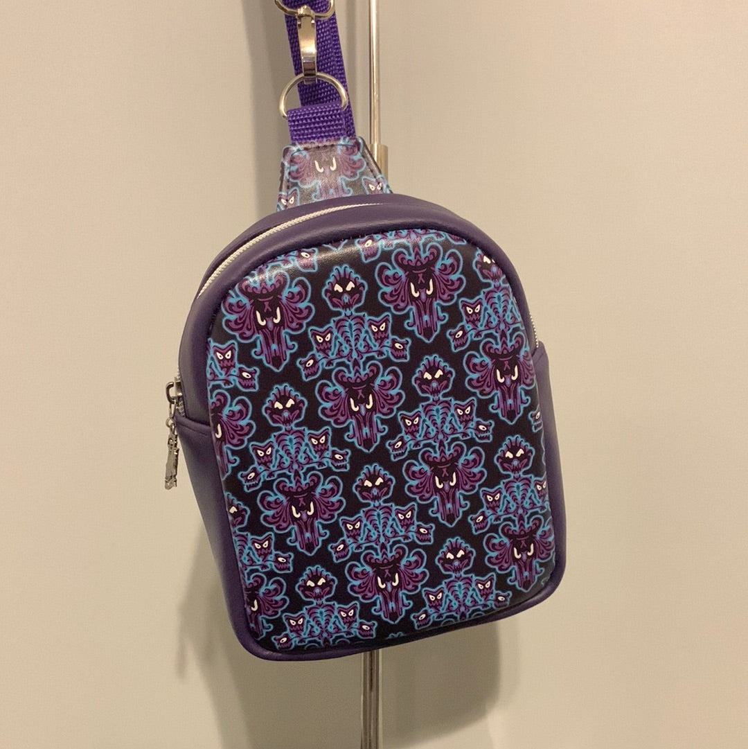 Ghostly wallpaper crossbody bag