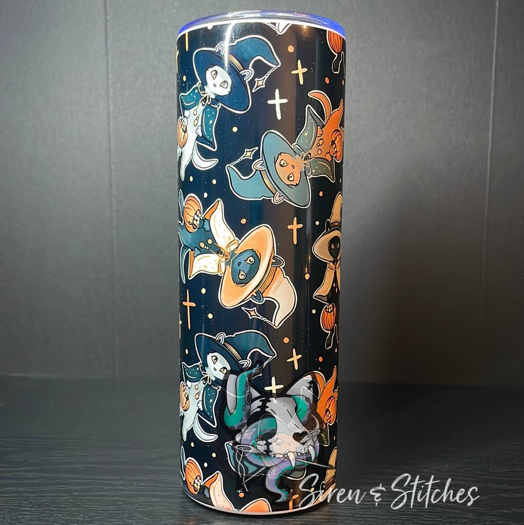 Trick or treat kitty 20oz tumbler