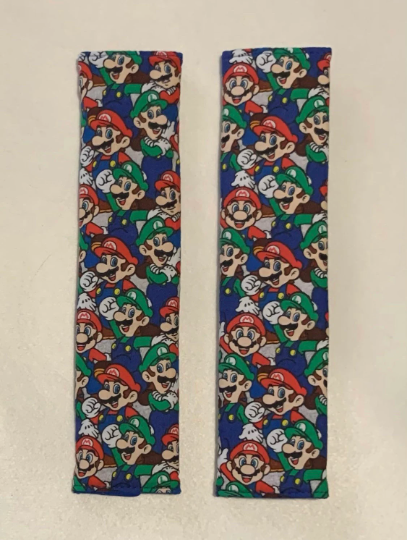 Gaming plumber seatbelt cover