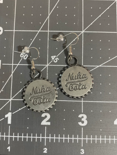 Nuclear soda earrings