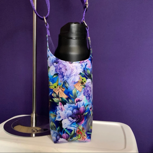 Floral space baby tumbler tote