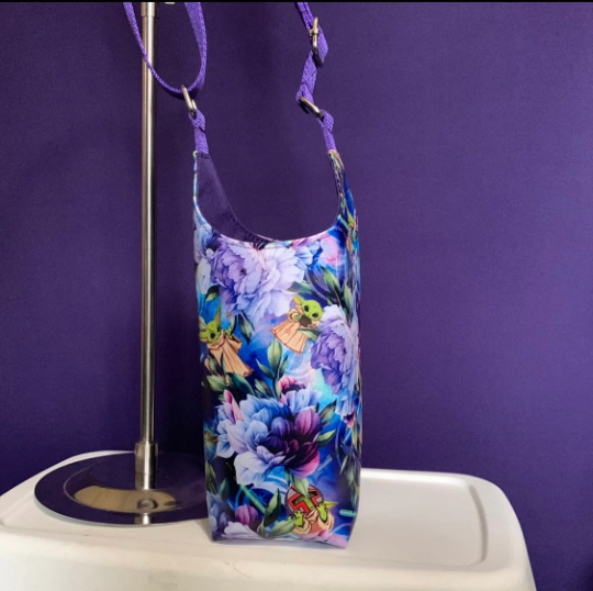 Floral space baby tumbler tote