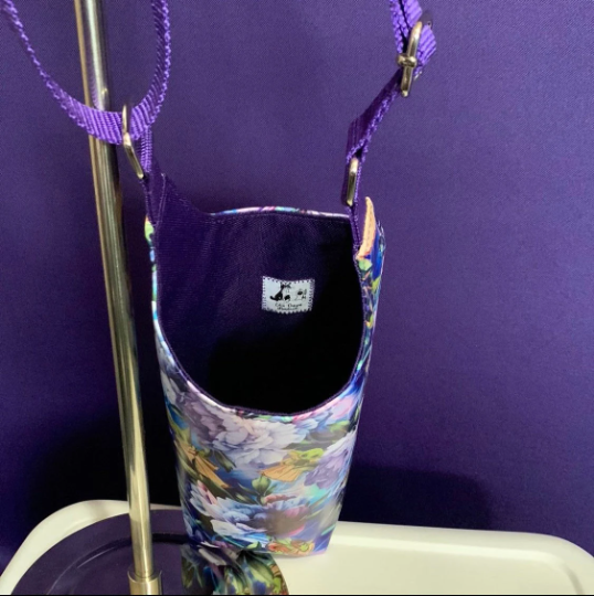 Floral space baby tumbler tote